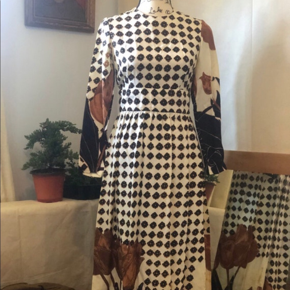 Vintage 1970s Maxi Dress